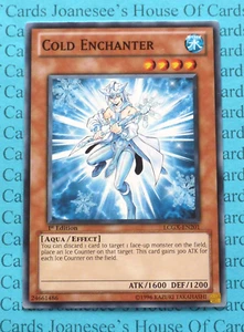 Tarjeta Cold Enchanter LCGX-EN201 Yu-Gi-Oh 1a Edición Nueva - Imagen 1 de 4