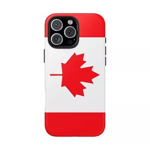 Canada Flag Tough Phone Case | Durable Cell Cover, Canadian Gift Decor - Picture 1 of 108