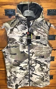 Under Armour Rut Barren Fleece Vest Hoodie Camo [1356288-999] Men’s Size Small - Picture 1 of 10