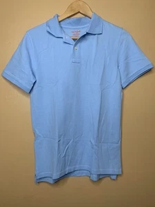 Cat & Jack Size Large (12-14) Shirt Polo Blue School Uniform Short Sleeve - Picture 1 of 12