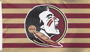 Florida State University Seminoles Deluxe Grommet Flag Licensed 3' x 5' - Picture 1 of 1