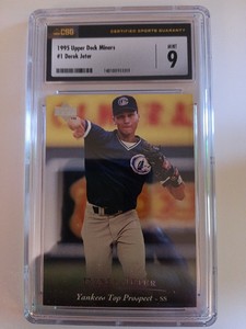 Derek Jeter 1995 Upper Deck Minors #1 CSG 9. Yankees/ HOF. New slab. 