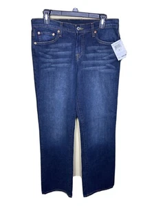 Neu mit Etikett Lucky Brand Latzhose Herren Denim Jeans klassische Passform normale Länge Größe 29 x 32 - Bild 1 von 7