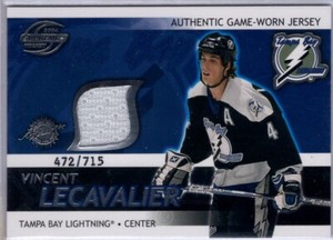 2003-04 Pacific Supreme Jerseys #22 Vincent Lecavalier 472/715 *S2172