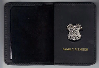New Jersey PBA Officer's Family Member Wallet (Silver Plated Mini Pin Included - Image 1 of 2