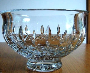 Waterford Lismore Footed 8" Crystal Bowl # 140462 Boxed with tag - Picture 1 of 6