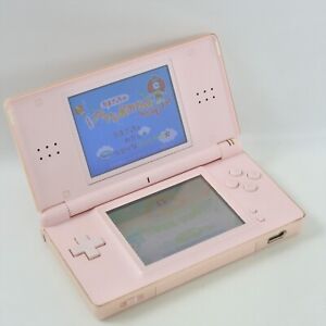 JUNK Nintendo DS Lite NOBLE PINK Console USG-001 UJF16584298 NO touch pen nds