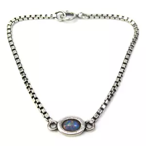 Süßes PERLI Designer Armband 925 Sterling Silber Opal Vintage Silver Bracelet - Bild 1 von 4