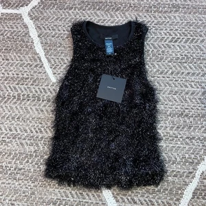 SMYTHE Tinsel Tank size Small (Black Metallic) - Picture 1 of 5