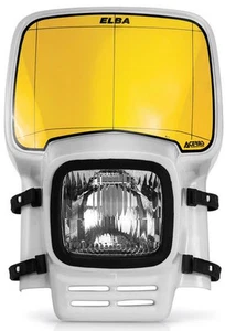Acerbis Elba Lichtmaske Scheinwerfer Lampenmaske Enduro Classic Vintage Motorrad - Bild 1 von 6