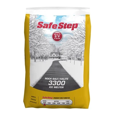 Safe Step 806653 Cloruro de Sodio Cristal Roca Sal Hielo Derretido 50 lb. Foto 1 de 4