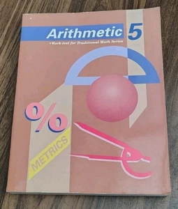 Arithmetic Abeka 5th Grade Mathematics Student Work Text book Unused - Picture 1 of 1
