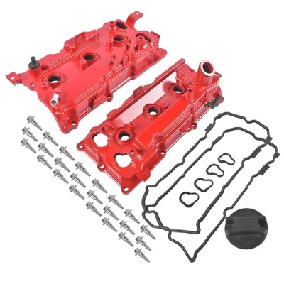 Aluminum Valve Covers Red for Nissan 350Z Infiniti FX35 G35 M35 M35h Q50 VQ35HR - Image 1 of 4