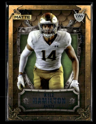 Kyle Hamilton 2022 Wild Card Matte Weekend Warrior 5/25 - Image 1 of 2