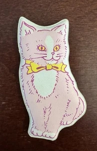 Vintage 1984 My First Barbie Accessory Puffy Vinyl Cat ONLY Pink #7921 Hong Kong - Bild 1 von 4