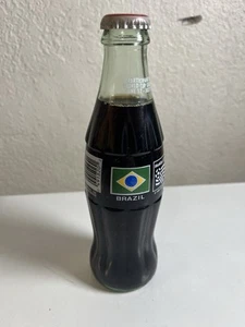 1994 WM FUSSBALL USA TEILNEHMENDE LÄNDER BRASILIEN COCA-COLA Cola FLASCHE - Bild 1 von 4
