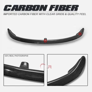 Labio de ala divisor de fibra brillante para BMW E92 estilo CA alerón trasero fibra de carbono - Imagen 1 de 12