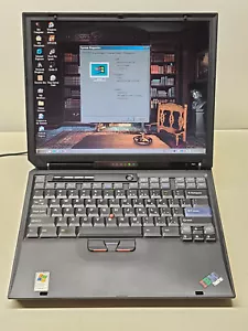 IBM Thinkpad R31 14.1" Pentium 3 1000 + 384MB + 20GB Windows 98SE + DOCK TESTED - Picture 1 of 20