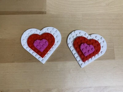 LEGO Valentines Hearts (includes six Heart Plates - 2ea of 65486, 46342, 39613) - Image 1 of 2