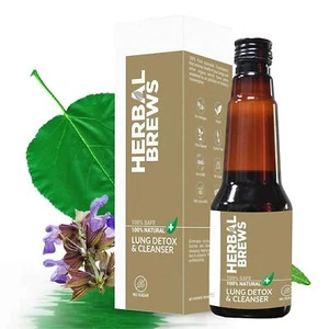 Ayurvedic Lungs Detox for Smokers 200 ml Syrup (Sugar Free)with Mulethi, Tulsi - Picture 1 of 5