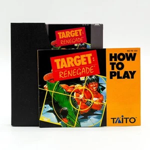 Nintendo NES Target: Renegade Beat 'Em Up Taito 1990 Cartridge Manual Tested - Picture 1 of 7