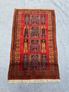 Handmade Boho rug - Hand-knotted rug - Afghan rug - Tribal rug - Kitchen rug