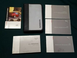 2004 Nissan Maxima OEM Owner's Owners Manual Supplemental Documents and Case - Picture 1 of 6