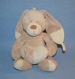 Nicotoy Spieluhr Hase Herz 25 cm Zick Zack beige braun altijd is kortjakje ziek - Bild 1 von 9