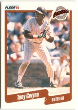 1990 Fleer #157 Tony Gwynn San Diego Padres HOF