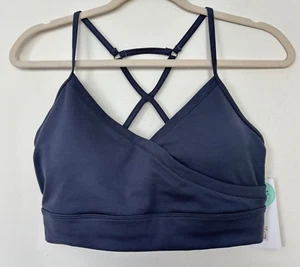 NWT Marika Sport Women's Sports bra LARGE Blue removeable pads NEW W TAGS - Picture 1 of 7
