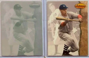 1/1 BOB FELLER 1994 TED WILLIAMS CARDS PRINTING PLATE CLEVELAND INDIANS 1 OF 1 - Picture 1 of 3