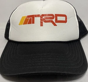 Toyota Racing Development TRD Mesh SnapBack Hat Cap Black White - Picture 1 of 5