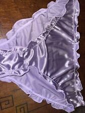 Silky Wet Lavender Bikini Panties