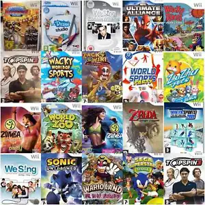 Nintendo Wii Games Buy One Or Bundle Up - Super Fast Delivery - Picture 1 of 90