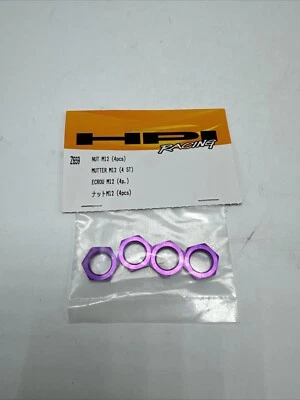 HPI Racing #Z659 Nut M12 4 Pieces New In Package - Image 1 of 4