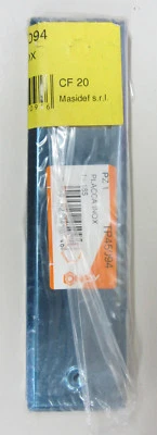 20 Copri avvolgibile tapparelle argento placca in acciaio inox avvolgitore  - Immagine 1 di 3