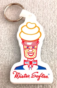 Mister Mr Softee Eis Premium Weichplastik Schlüsselanhänger Promo Neu aus altem Lagerbestand Neu 2000er - Bild 1 von 3
