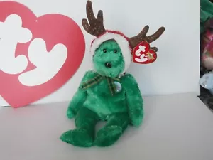 TY Retired Beanie Baby /Babies MWMT 2002 Holiday Teddy Bear - Picture 1 of 4
