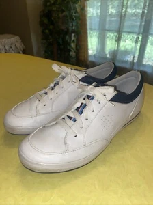 Keds Rebellion Leather Shoes Womens Lace Up White Low Top Sneakers 10 - Picture 1 of 10