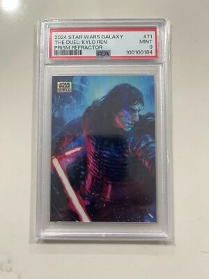 2024 Topps Chrome Star Wars Galaxy #71 The Duel Kylo Ren Prizm Refractor /75 - Image 1 of 4