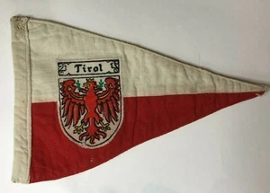 Banderín Boy Scout Austriaco Años 50 Cresta Tirol Aplicado 19 cm Largo  - Imagen 1 de 3