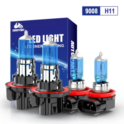 For Ford Transit Connect 2011-2013 Sides Halogen Headlight Fog Bulbs Combo - Image 1 of 4