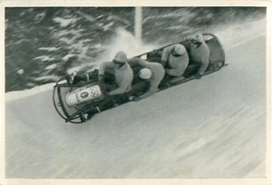 BOBSLEIGH ANTONIO BRIVIO CARLO SOLVENI EMILIO DELL'ORO RAFFAELE MANARDI IMAGE - Picture 1 of 2
