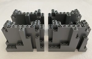 Lego Rülpser dunkel bläulich grau Felsplatte 4x10x6 brandneu Lego Rülpser 4 Stück - Bild 1 von 4