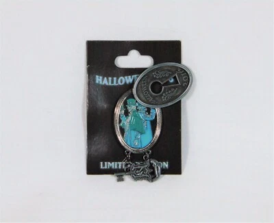 Disney Halloween Mansión Embrujada Cerradura y Llave Duelo Fantasmas 3D Prendedor Deslizante LE 5000 Foto 1 de 2