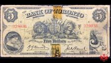1937 Bank Of Toronto $5,39036 - VG/F - Tape B.V. $125