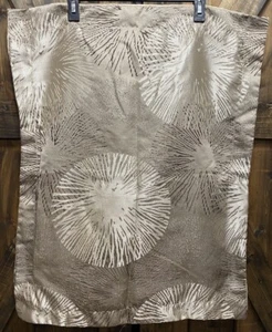 2 Standard Shams Tan/Brown Gold 100% Polyester 20” X 26” - Picture 1 of 13