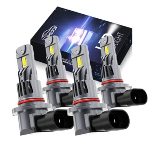 Luces Fuertes Para Auto Coche Luz Carro Bulbs 9006 9005 LED SUPER Blanco Hi/Low - Picture 1 of 12