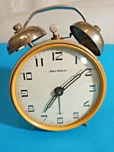 Soviet vintage alarm clock Yantar. original. USSR. 1960-70. not Works . 2 - Picture 1 of 12