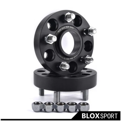 5 Lug (2x 25mm) 1" PCD5x120 CB67.1 Wheel Spacers Adapters for Cadillac CTS 2007+ — 第 1/4 张图片